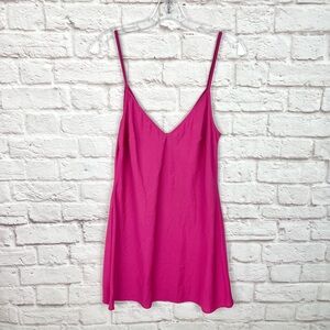 La Maison Talulah Fuchsia Pink Y2K Slip Mini Dress Size M